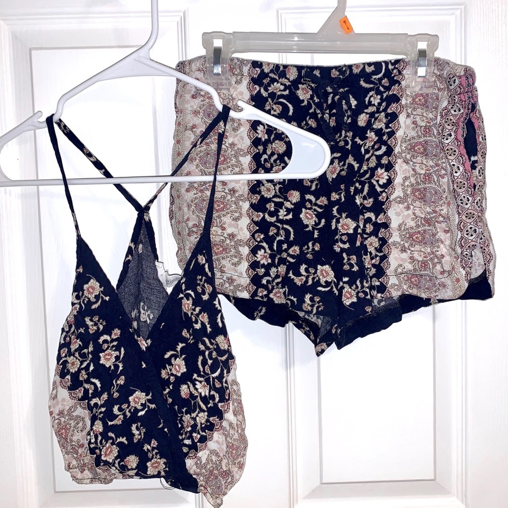 Boho Floral Two-Piece Set